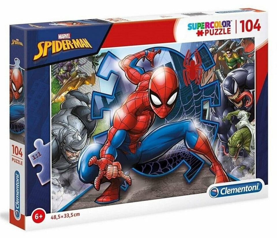 Clementoni- Disney Mickey And Friends Supercolor Marvel Spidey His...