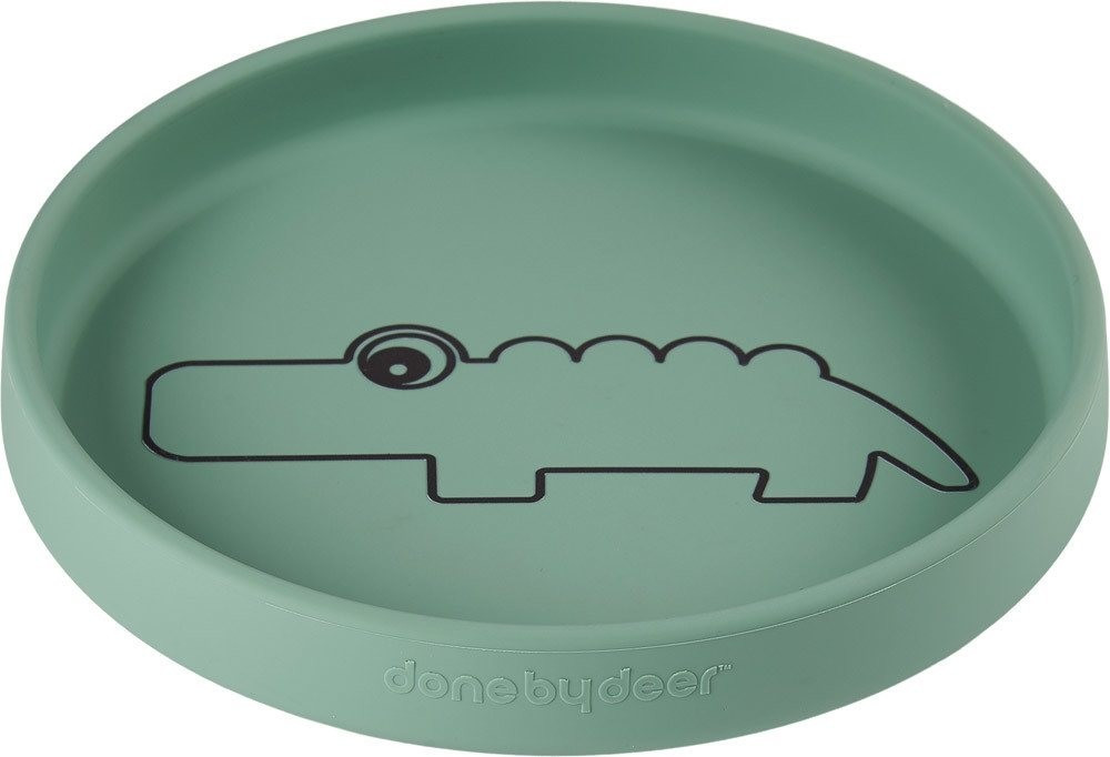 Done by Deer Silicone Plate croco green
