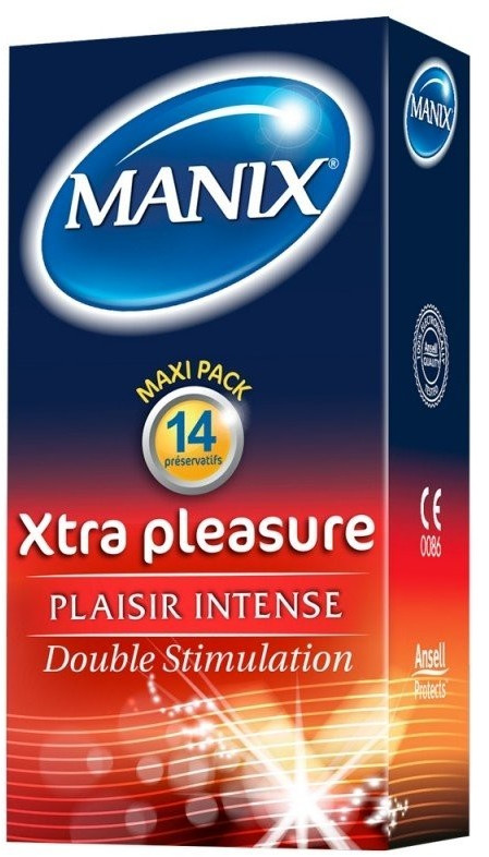 Manix Xtra Pleasure (14 préservatifs)
