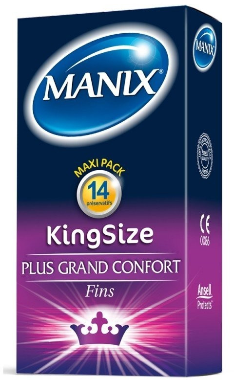 Manix King Size (14 préservatifs)