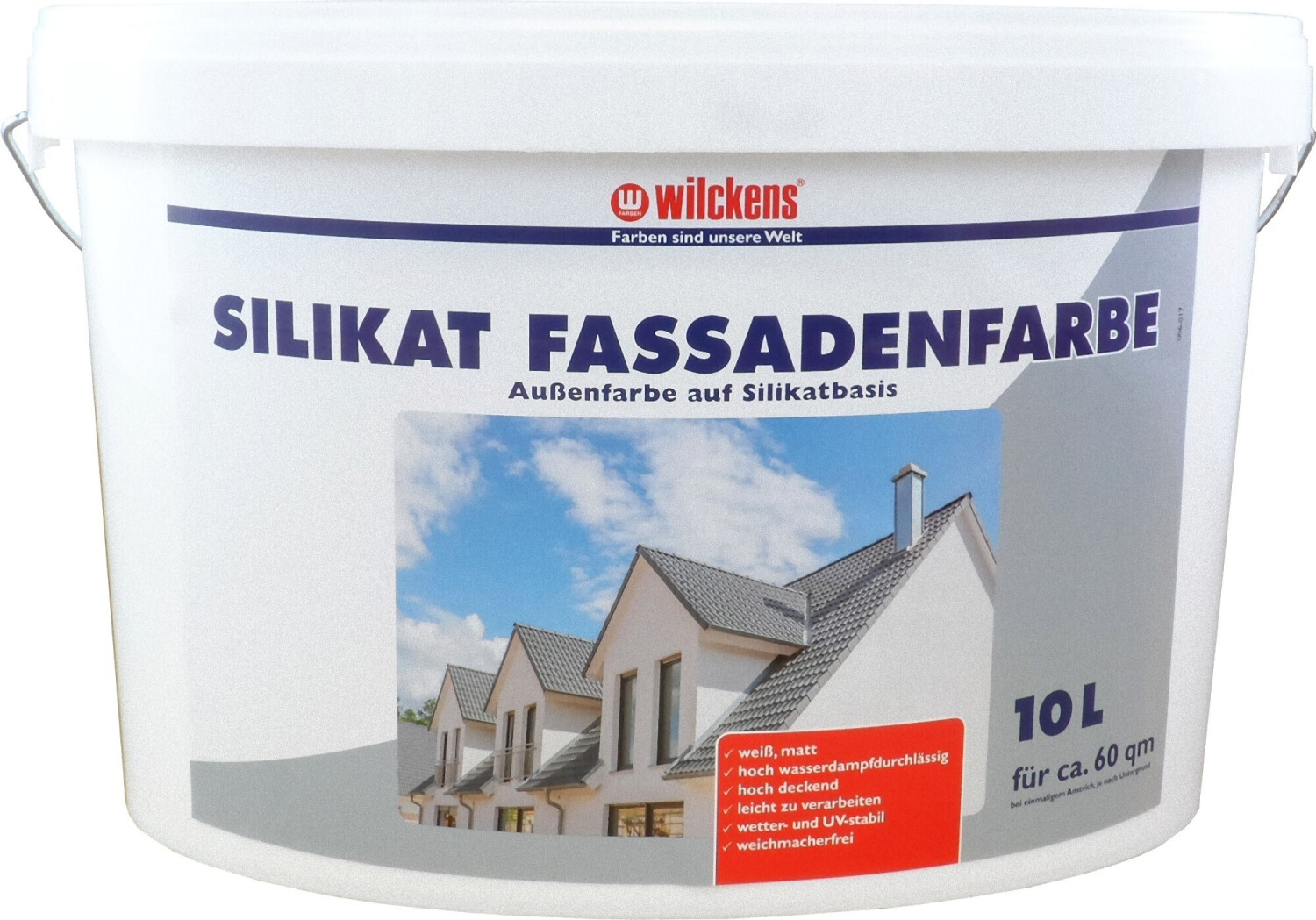 Wilckens Silikat-FassadenfarbeReinweiß bei l (13395000_110) 42,99 Preisvergleich ab € 10 