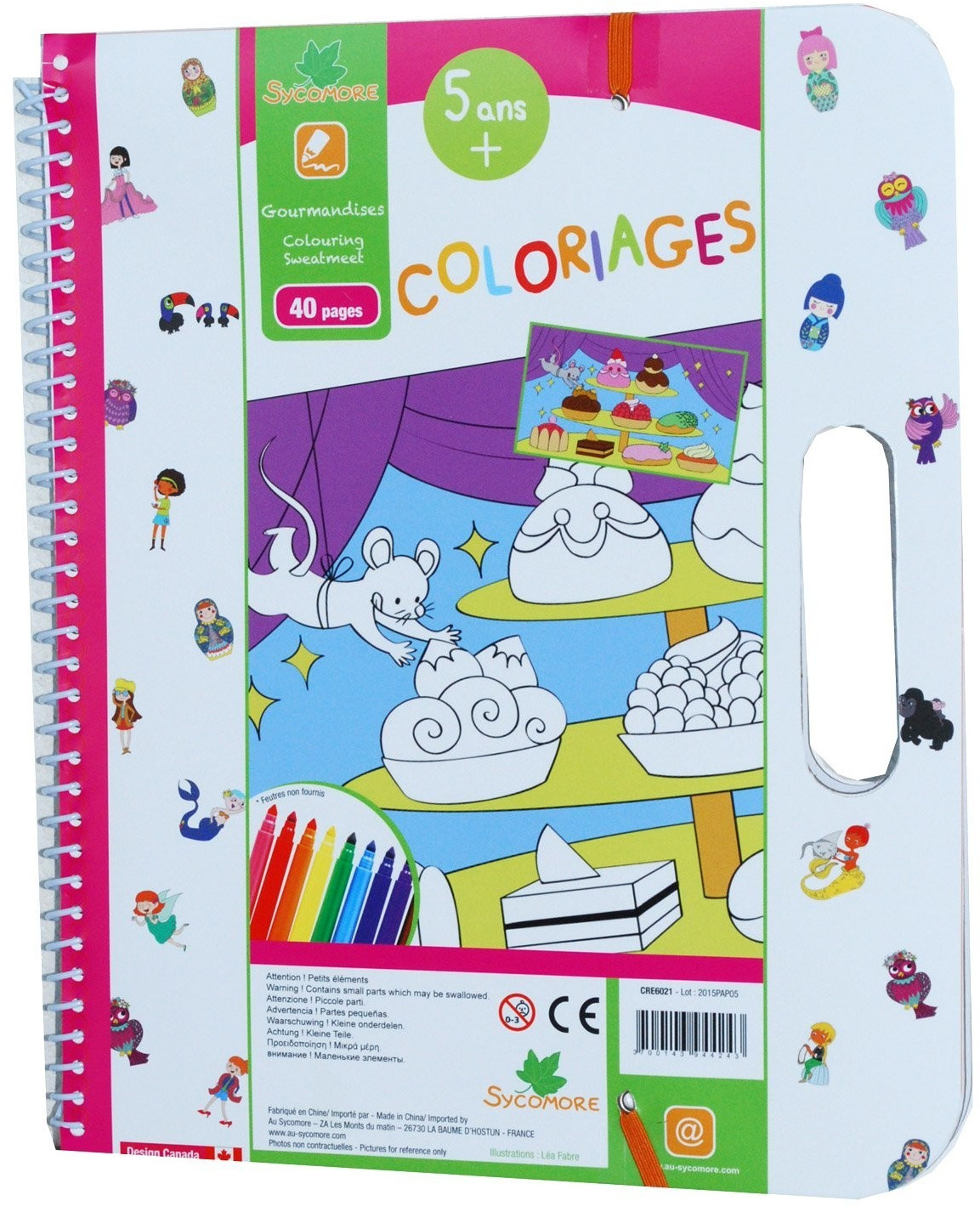 Au Sycomore Coloriages Gourmandises