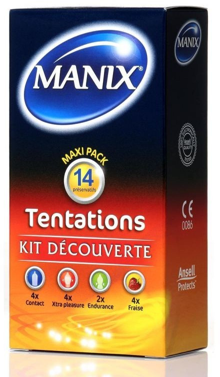 Manix Tentations kit découverte (14 préservatifs)