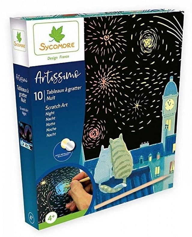 Au Sycomore Artissimo Tableaux à gratter Nuit
