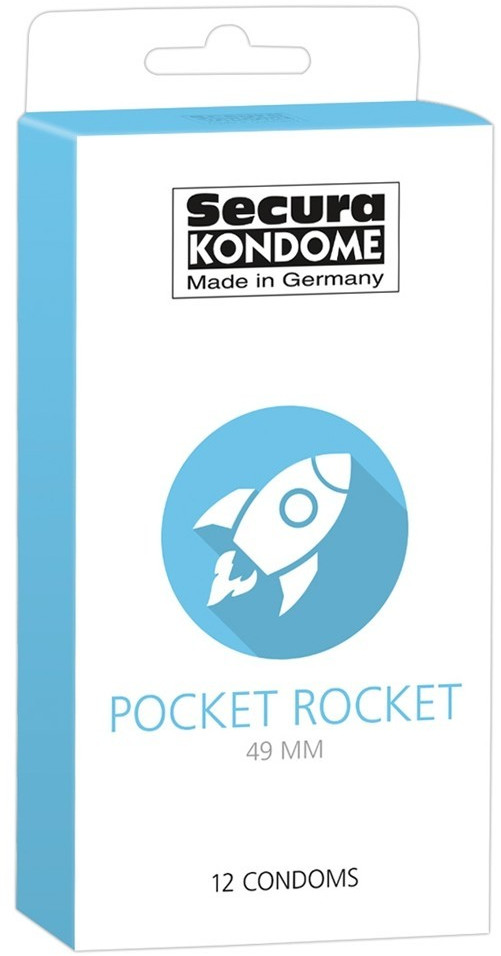 Secura Pocket Rocket (12 préservatifs)