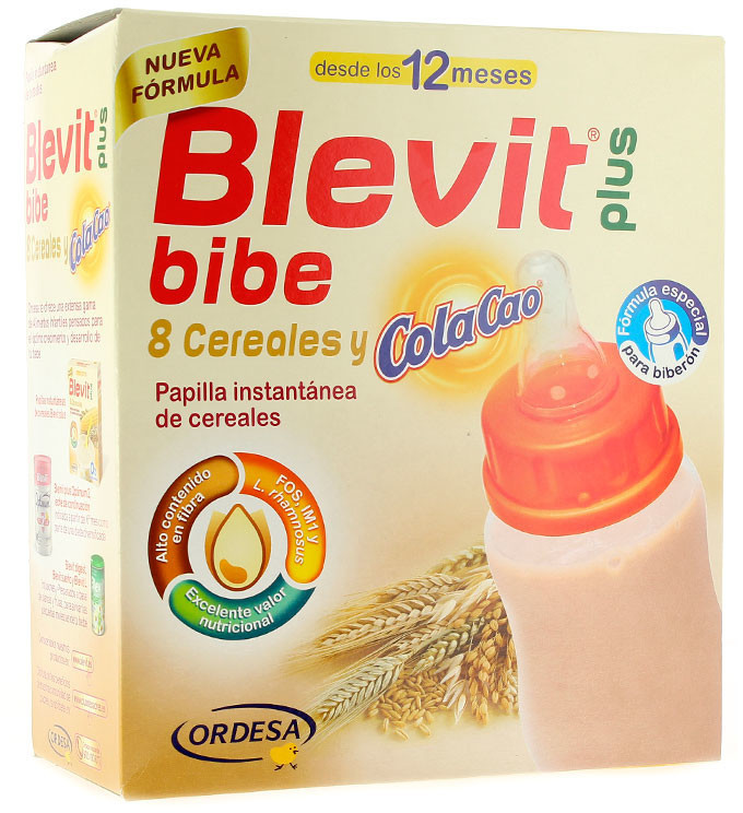 Blevit Plus Bibe 8 Cereales y Cola Cao (600 g) desde 7,86 €