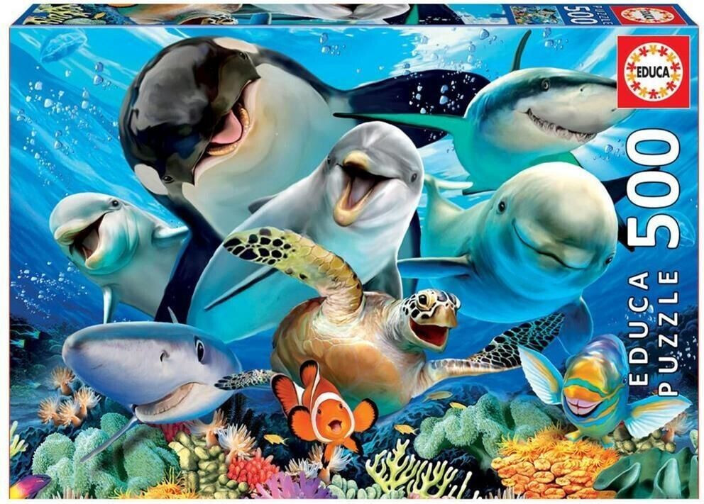 Educa Borrás 500 Underwater Selfies