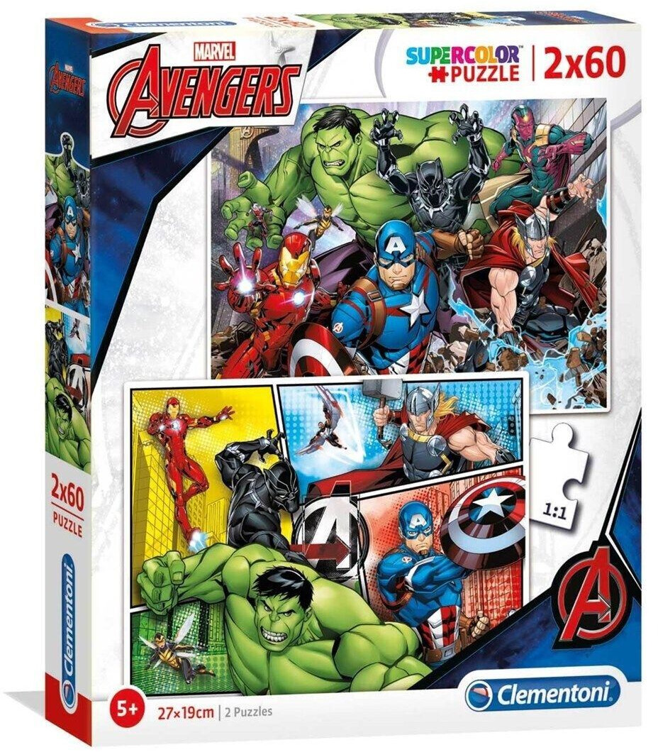 Photos - Jigsaw Puzzle / Mosaic Clementoni 2x60 Avengers 