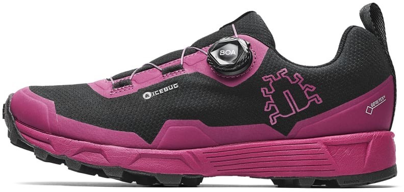 Icebug Women's RB9X GTX black/hibiscus