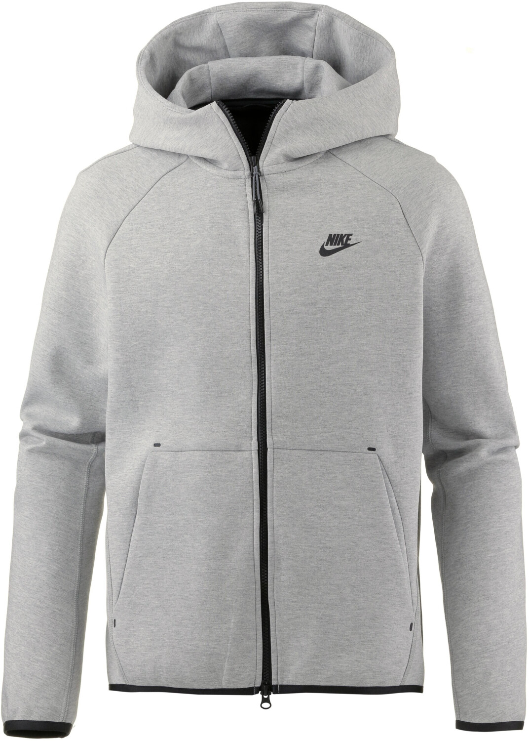 Buy Nike Men's Full-Zip Hoodie Tech Fleece (928483) Grey/Black from £84 ...