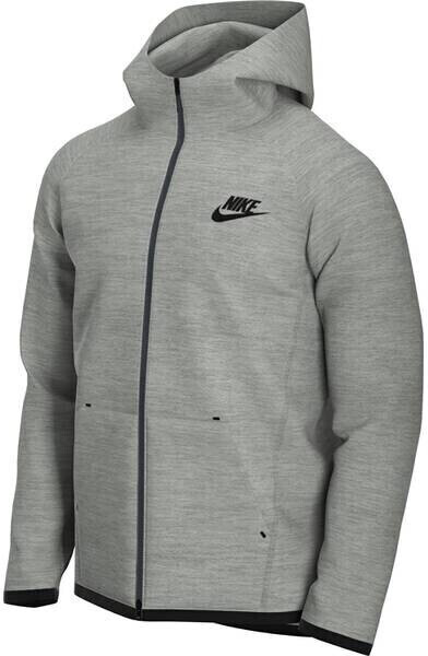 Buy Nike Men's Full-Zip Hoodie Tech Fleece (928483) Grey/Black from £84 ...