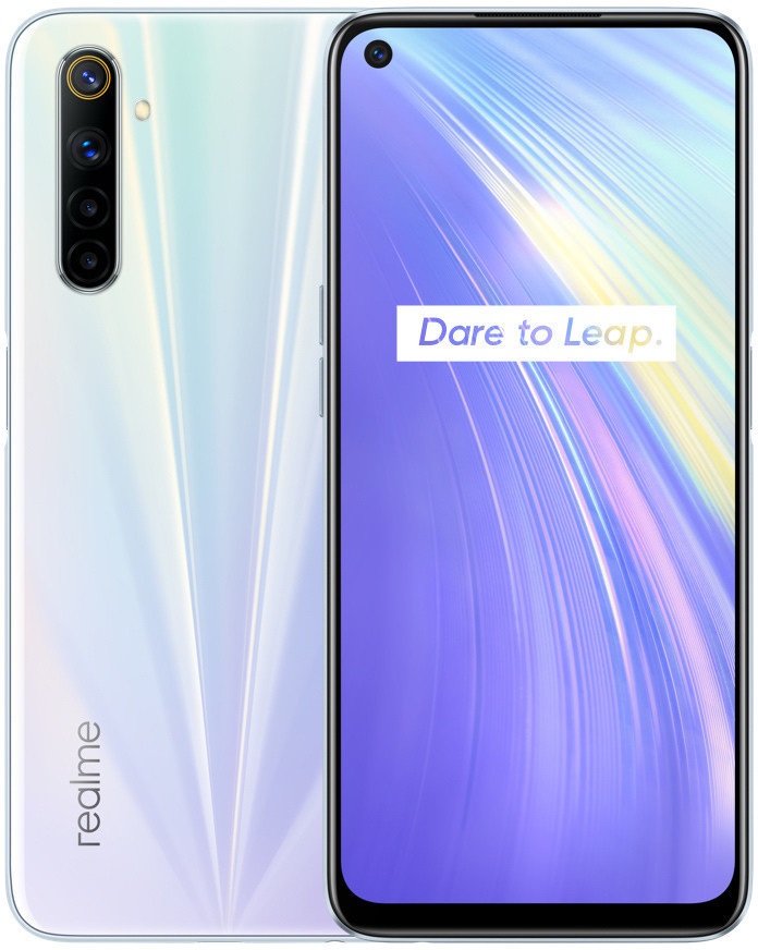 Realme 6 128 Go 4 Go blanc