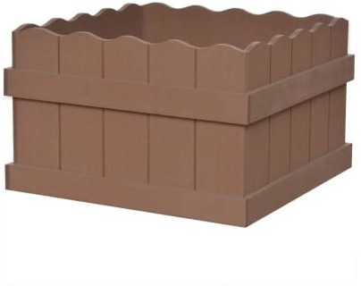 VidaXL Planter WPC Brown 40 x 40 x 25 cm