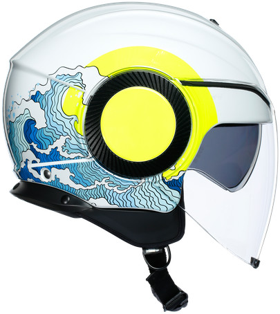 AGV Orbyt Multi Sunset White/Yellow Fluo a € 140,14 (oggi)