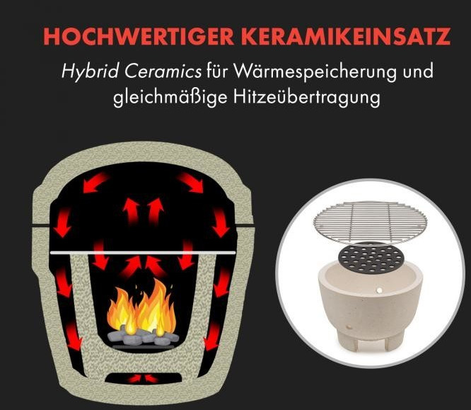 Klarstein Kamado Queensize GQ13 ab 551 99 Preisvergleich bei idealo