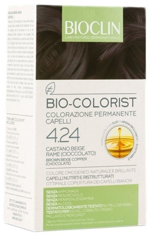 Bioclin Bio-Colorist 4.24 Brown Beige Copper Chocolate