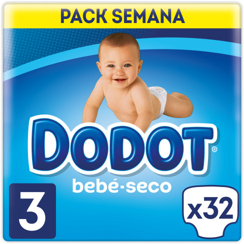 Dodot Bebé-Seco Size 3 (5-10 kg) 32 pcs.
