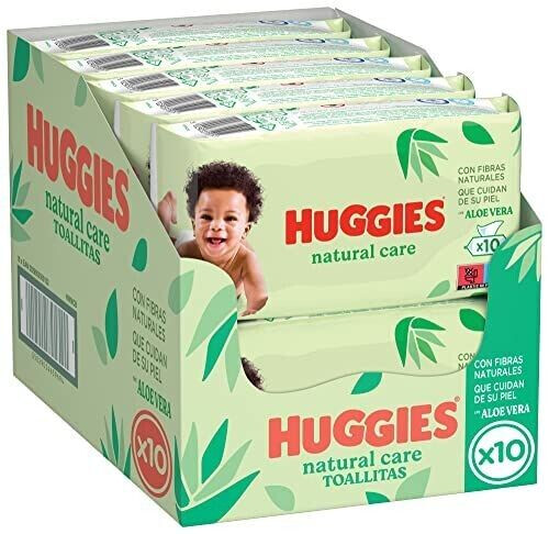 Huggies Natural Care Baby Wipes (10 x 56 pcs)