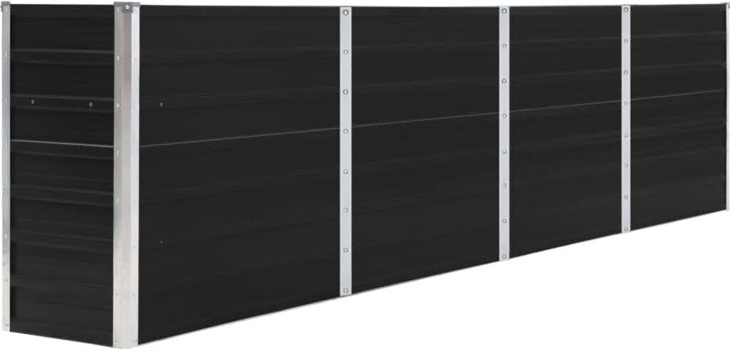 VidaXL Raised Bed 77 cm (320 x 40) steel anthracite