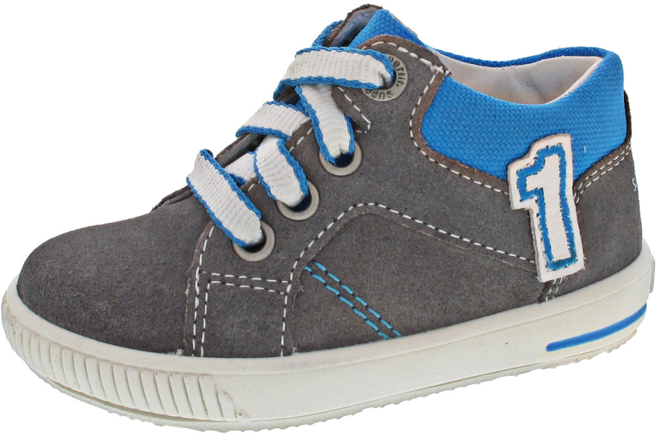 Superfit Baby Trainers (4-09351) light grey/blue
