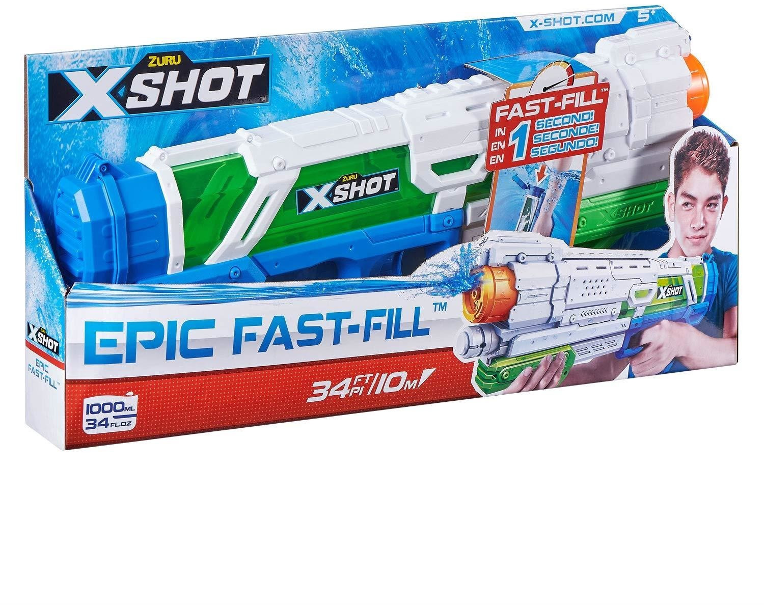 ZURU X-shot Watergun Fast Fill Large a € 19,89 (oggi)