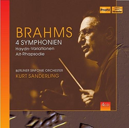 Kurt Sanderling - Brahms: 4 Symphonien (CD)