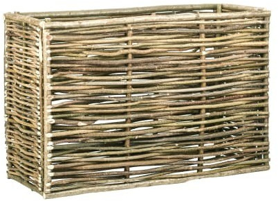 VidaXL Planter Hazelnut Wood 120 x 40 x 80 cm