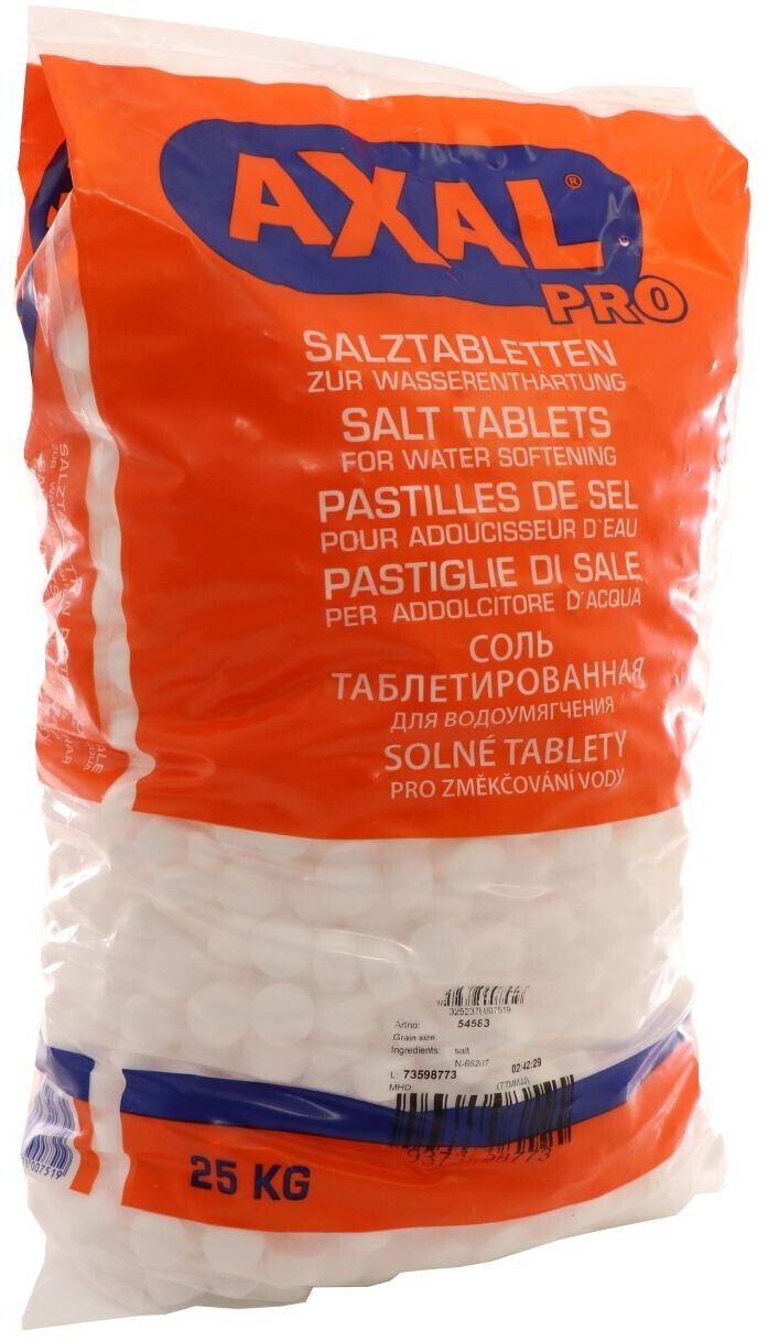 Axal Pro Salt Tablets for Water Softening (25 kg Bag)