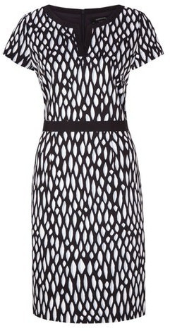 Comma Patterndress blue (85.899.82.0988.59A1)