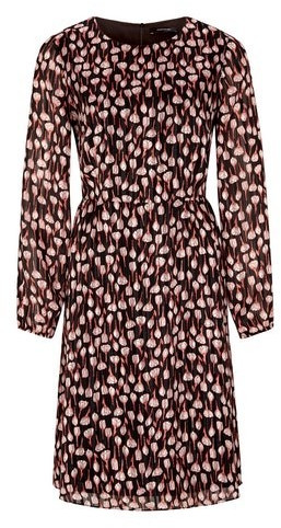 Comma Patterndress black (8T.912.82.6349.99C2)