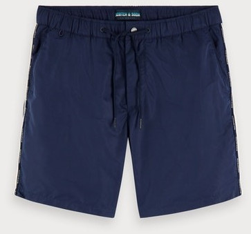 Scotch & Soda Badeshorts in Logo-Tape night (155187)
