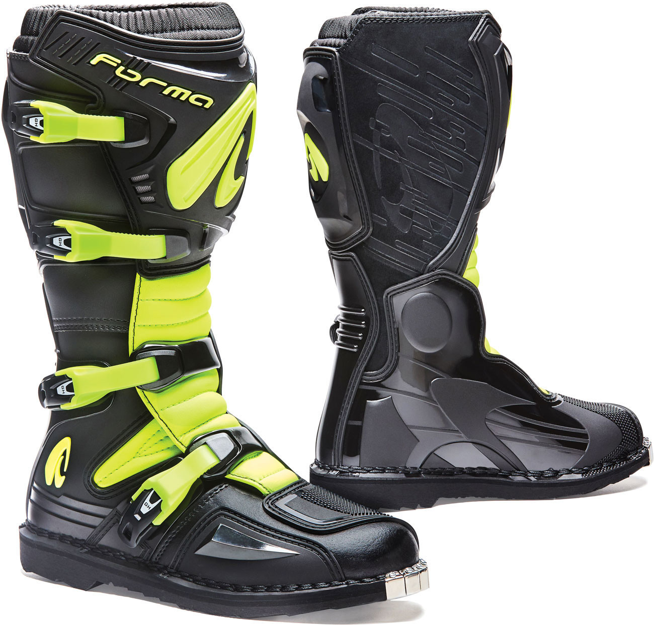 Forma Boots Bottes Terrain Evo noir/jaune fluo