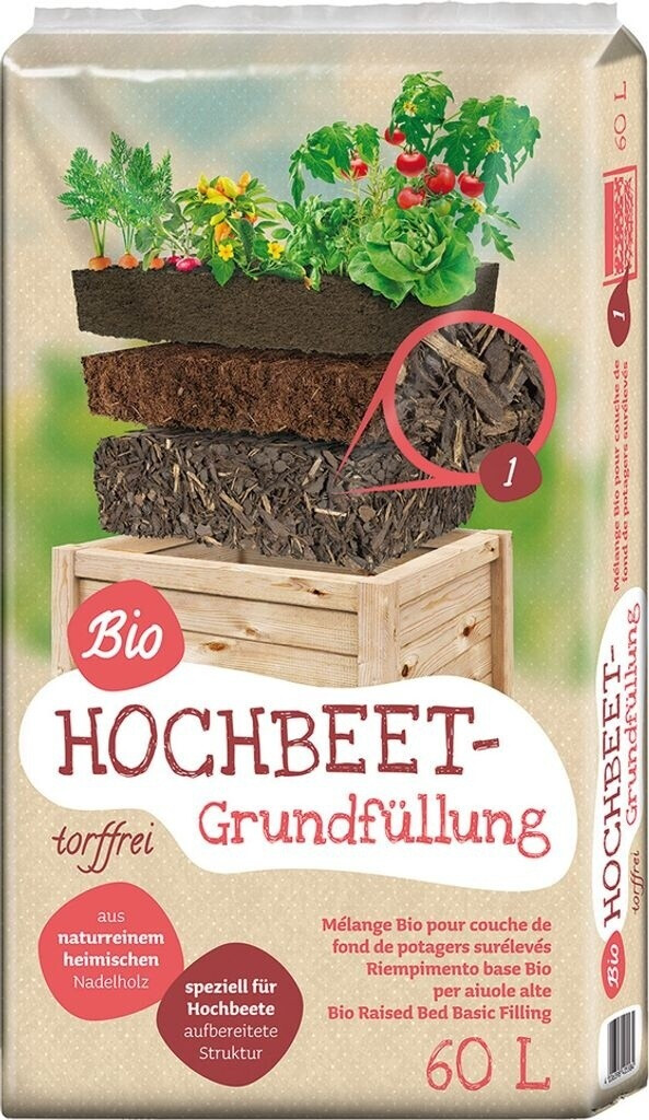 Floragard Universal Bio Hochbeet Erde 60 Liter (116167) ab 11,49