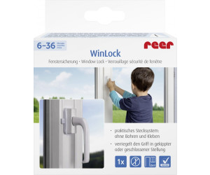 Reer WinLock Fenster B-Ware weiß + und Balkontürsicherung 