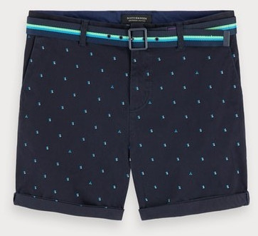 Scotch & Soda Chino-Shorts mit feinem Print combo (155085)