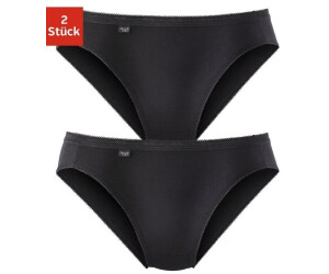 Sloggi Basic H Pearl Tai 2P – Confezione Da 2 Canotte Donna – Colore Nero – Morbide E Comode