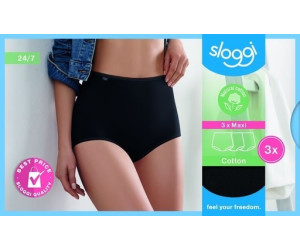 Sloggi 24/7 Microfibre Maxi Briefs 3 Pack