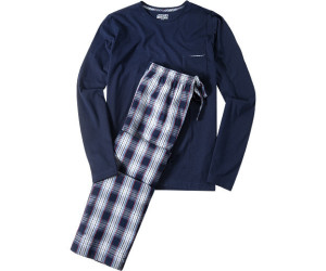 6XL und 98-110 Jockey Herren Pyjama Lang Schlafanzug Baumwolle Größen S 