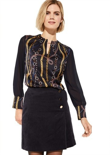Comma Longsleeveblouse blue (81.910.11.2346.59U7)