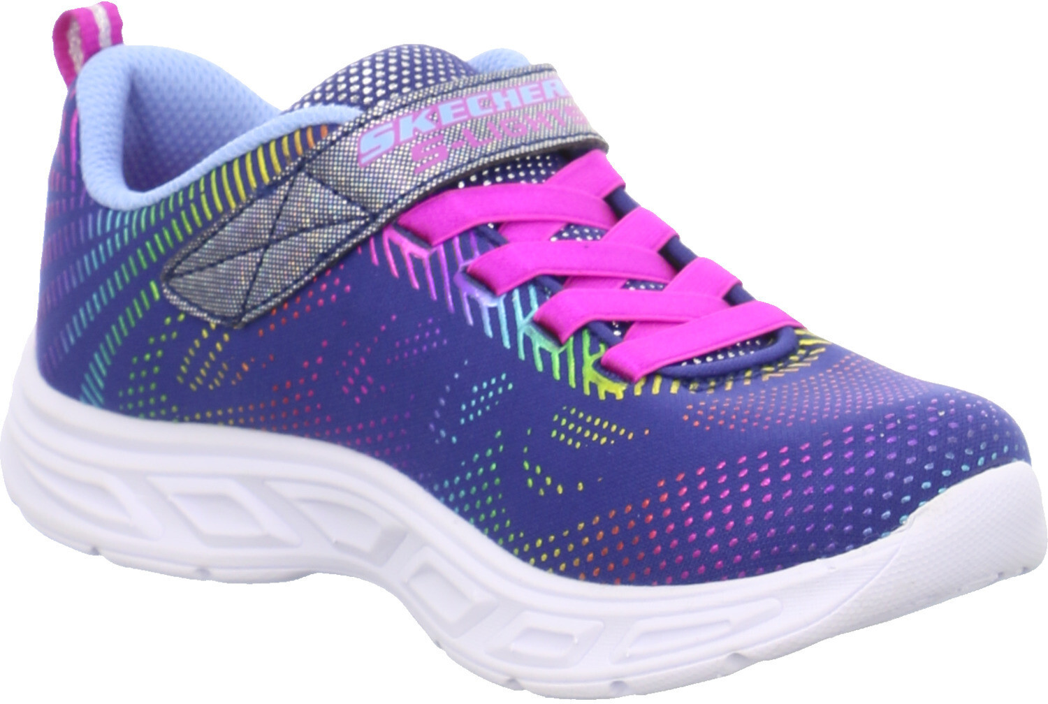 Skechers Lights Lite Beams Girl navy blue/pink