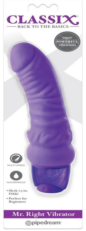 Pipedream Classix Mr. Right Purple