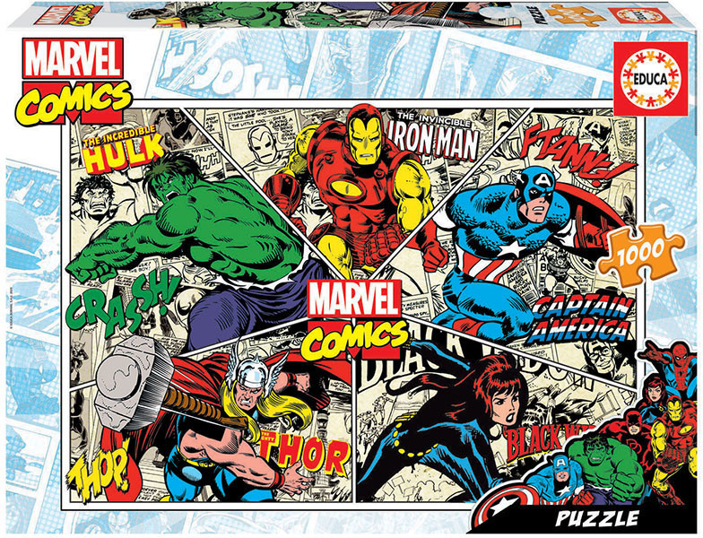 Photos - Jigsaw Puzzle / Mosaic Educa Borrás Educa Borrás 1000 Marvel Comics