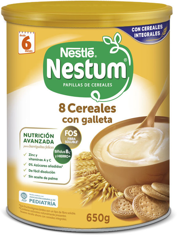 Nestlé Nestum 8 cereals with cookies (650g)