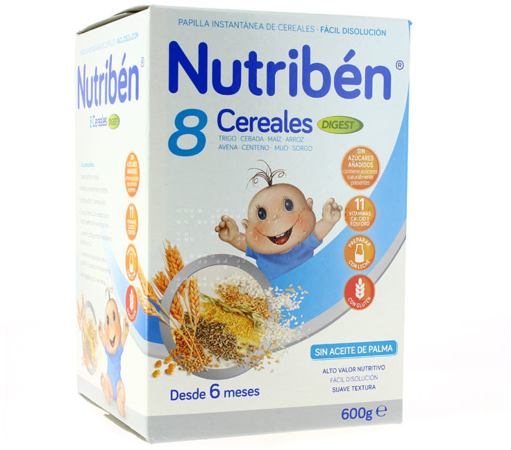 Nutribén 10 Cereales para la alimentación de tu bebé