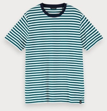 Scotch & Soda Jersey-T-Shirt Printed combo (155390) white