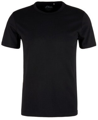 S.Oliver Jersey-T-Shirt black (2037842)