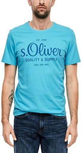 S.Oliver Jersey-T-Shirt turquoise (2023749)