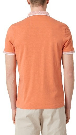 S.Oliver Poloshirt orange white (1261655)