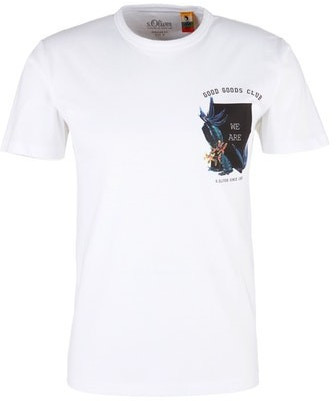 S.Oliver Printshirt white (1261755)