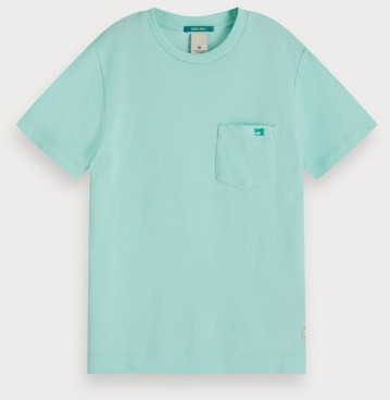 Scotch & Soda T-Shirt Cotton Piqué surf